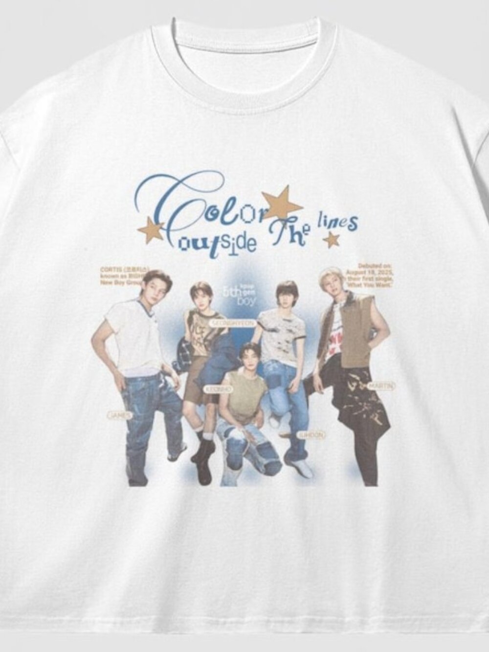 CORTIS Color Outside The Lines T Shirt 257